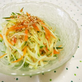 じゃが芋で春雨サラダ風♪シャキシャキ食感